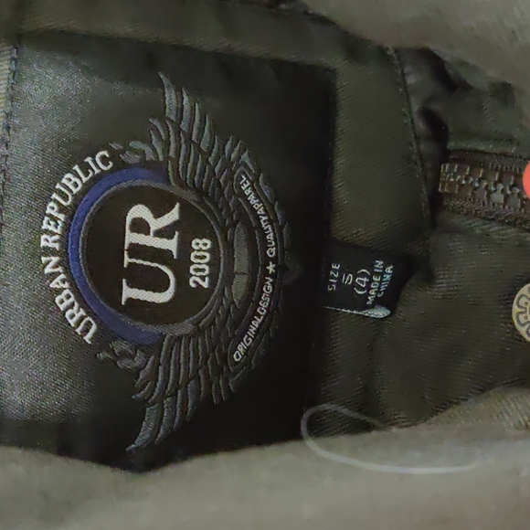 Boys winter jacket army style - Picture 4 of 11